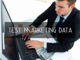 Test Marketing Data